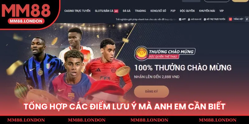 Tổng hợp các điểm lưu ý mà anh em cần biết khi thao tác